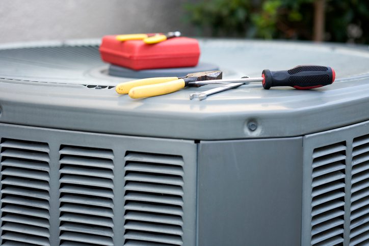 American Air Heating & Cooling | Rock Hill, SC | tools on ac unit